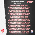 Il calendario del Padova